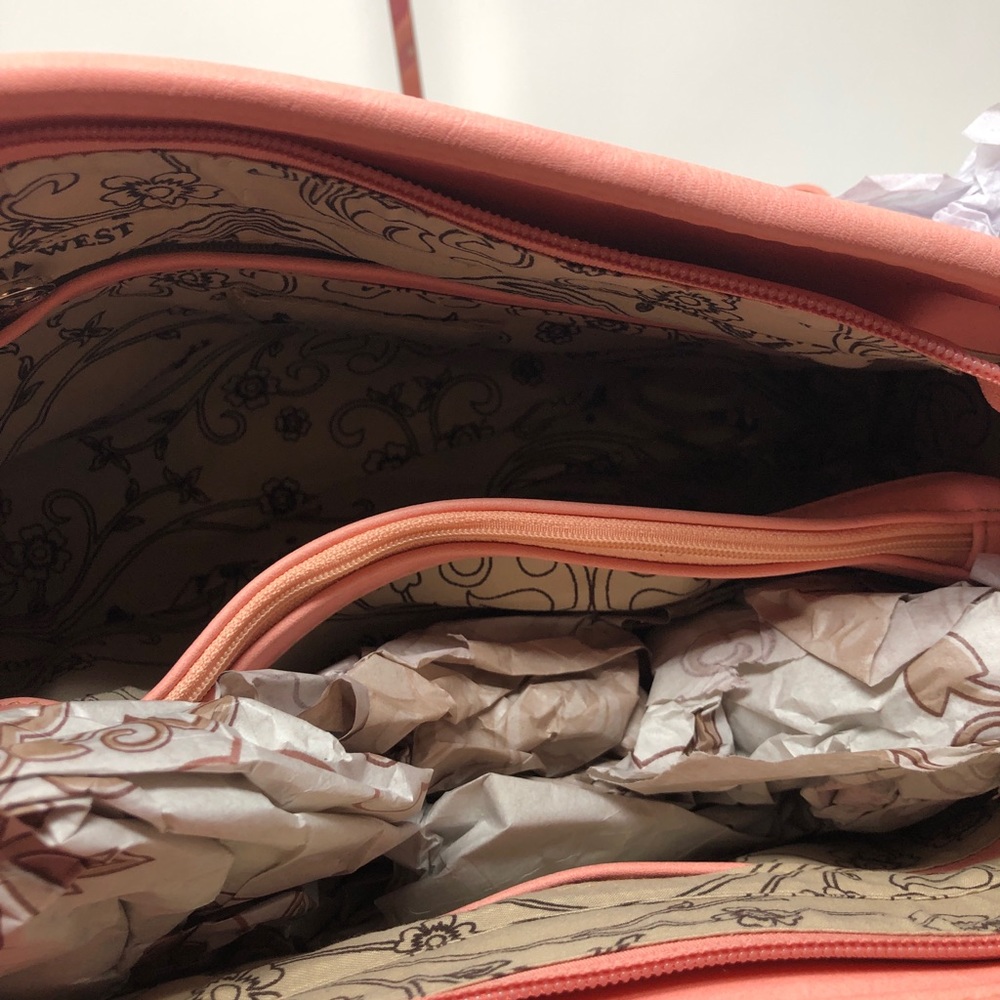 Montana West Pink Embroidery Satchel - Picture 4 of 5